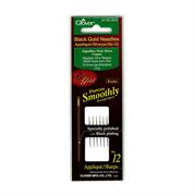 Clover Black Gold Needles Applique/ Sharps No.12