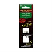 Clover Black Gold Needles Quilting No. 10