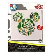 SEW EASY NEEDLECRAFT -  25cm x 25cm No Count Cross Stitch Kit - Mickey Garden