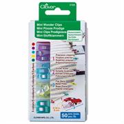 Clover Mini Wonder Clips 50 pcs - Assorted 