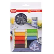 GUTERMANN Thread Set Sew All 100m with Sewing Needles - 10 reels