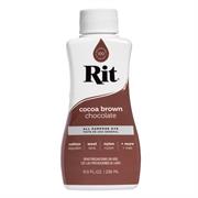 Rit Fabric Liquid Dye All Purpose 8oz (236ml) - Cocoa Brown
