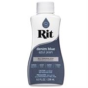 Rit Fabric Liquid Dye All Purpose 8oz (236ml) - Denim Blue
