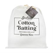 SEW EASY BATTING - Batting  100% Cotton Bleached 140Gsm With Scrim - queen 213 x 254cm