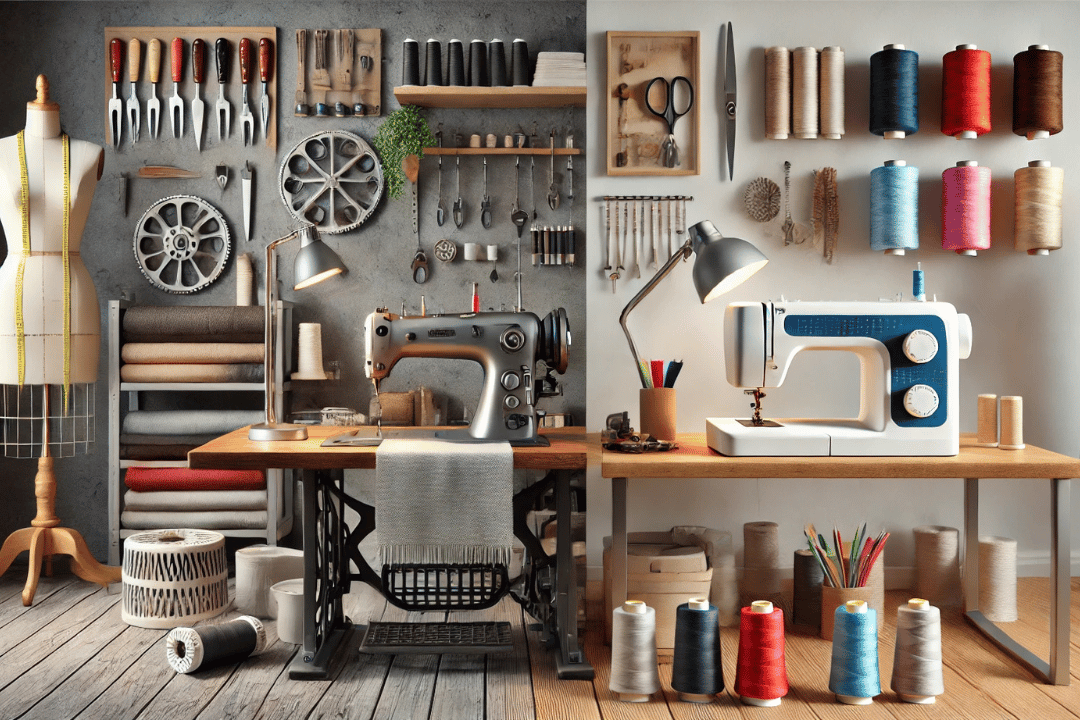 Difference Between Industrial And Domestic Sewing Machine