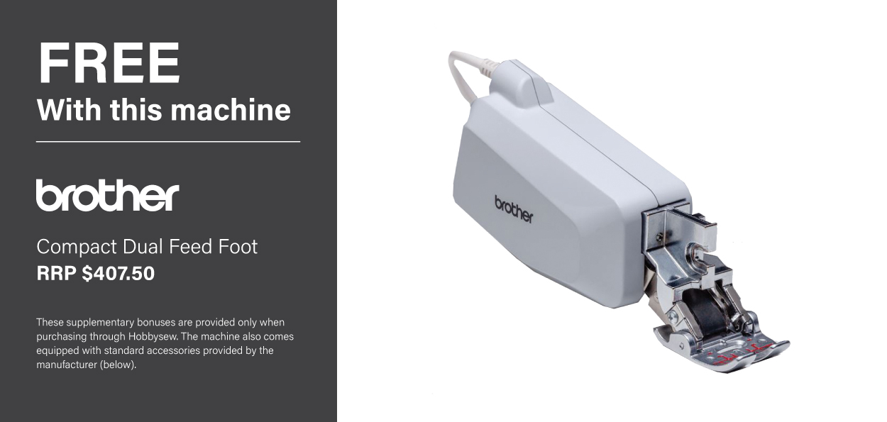 Bonus Items - Compact Dual Feed Foot Valued at $407.50