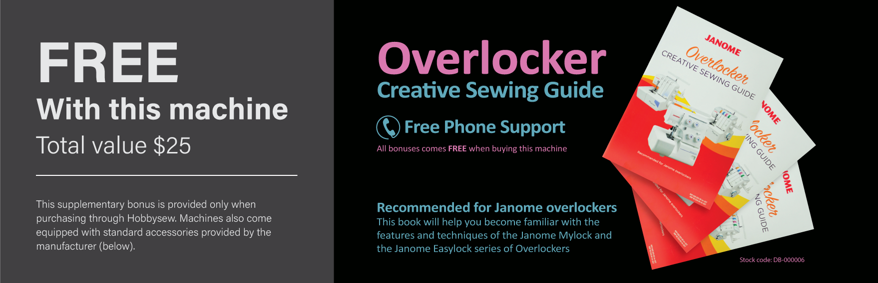 Bonus Overlocker Creative Sewing Guide